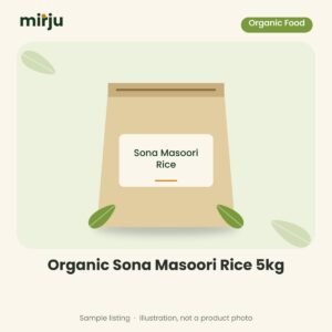 Organic Sona Masoori Rice 5kg – sample illustration