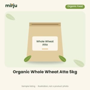 Organic Whole Wheat Atta 5kg – sample illustration