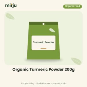 Organic Turmeric Powder 200g – sample illustration