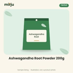Ashwagandha Root Powder 200g – sample illustration
