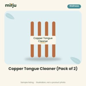 Copper Tongue Cleaner (Pack of 2) – sample illustration