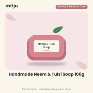 Handmade Neem & Tulsi Soap 100g – sample illustration